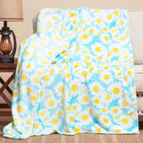 Flower Power Unlined Plush Throw