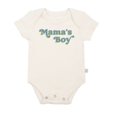 Baby graphic organic bodysuit | mamas boy/ mom Mother's day