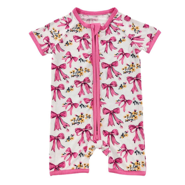 Bloom Bows Bamboo Short Romper