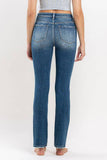 VERVET JEANNE HIGH RISE STRETCH SLIM STRAIGHT JEANS