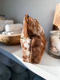 Western Cowhide Makeup Bag Travel