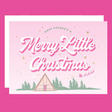 Merry Little Christmas Card | Gold Foil