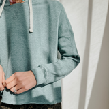 Angel Fleece Cropped Hoodie