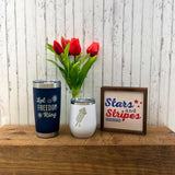 Stars And Stripes 4th Of July Home Decor Sign