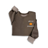 HELLO PUMPKIN MINERAL SWEATSHIRTS