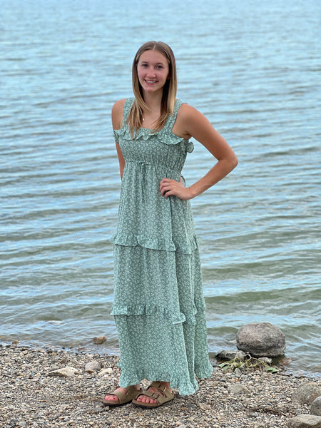Romantic Floral Maxi Dress