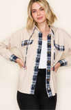 Plaid Mix Shacket