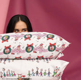 The Grinch x Kitsch Satin Pillowcase in Whoville