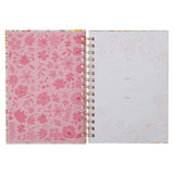 Journal Wirebound Peach Floral World's Greatest Mom