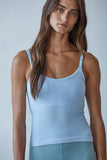 S1280N | Seamless Ribbed Tank with Inner Padded Lining
