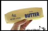 1 Jumbo Butter Squishy Squeeze Stress Ball Soft Doh Filling
