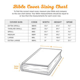 Be Strong & Courageous Portfolio Faux Leather Bible Cover