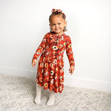 Auburn TUTU DRESS Bamboo Baby Floral Dress