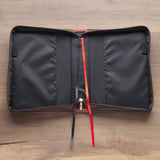 Bible Cover Classic Two-tone Brown I Will Carry You Isa 46:4