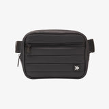 Black Puffer Thread Fanny Pack
