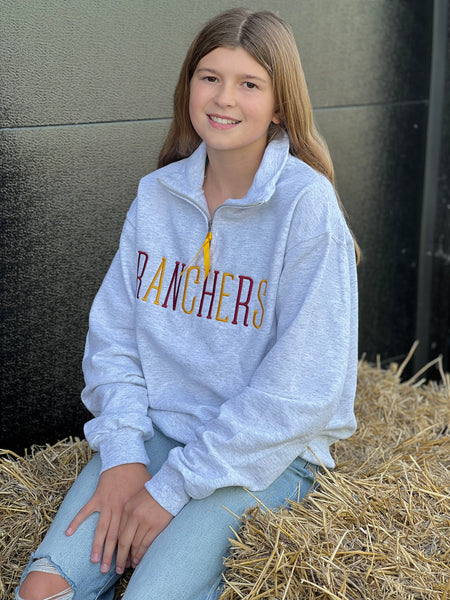 Ranchers Embroidered Quarter Zip Pullover