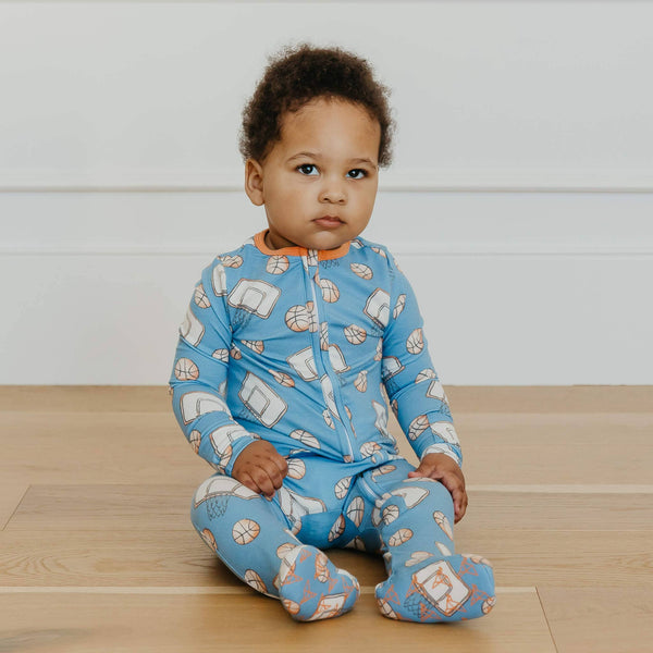 Zip-Up Footie Pajama - Dunk
