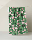 Strawberry Cows Tea Towel