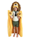 Wearable Hooded Fleece Blankets For Kids - Lion