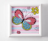 Diamond Dotz Springtime Butterfly Framed Kit - 4.0" x 4.0"