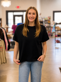 CREW NECK KNIT T-SHIRT