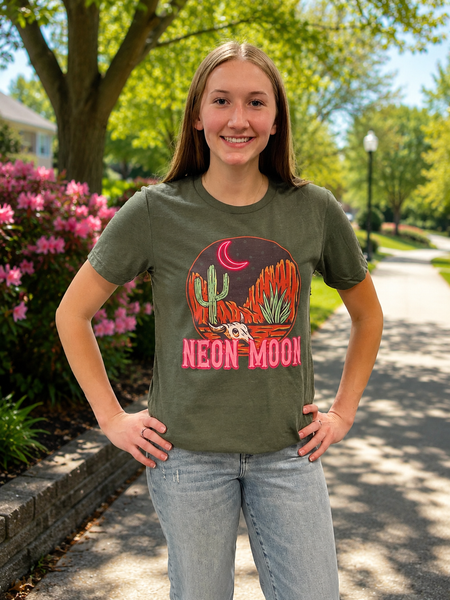 Neon Moon | Western | Country Music | Graphic Tee