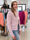 Spring Pointelle Cardigan