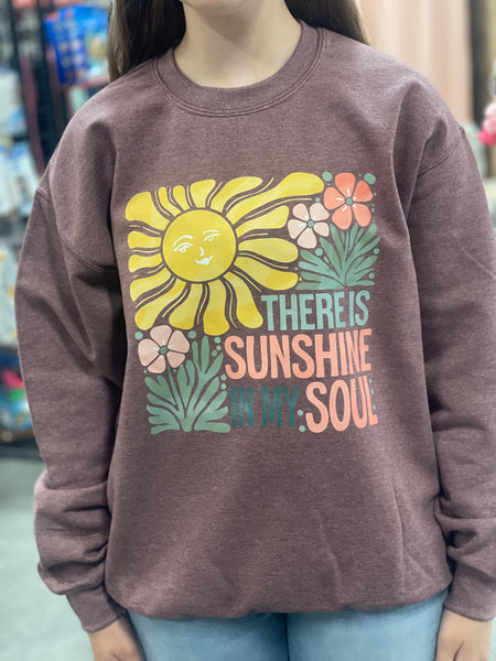 Sunshine in my soul crewneck