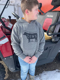 Western ‘Easily Distracted By Cows' Youth & Toddler Hoodie
