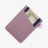 Mauve Thread Vertical Wallet