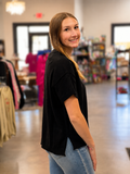 CREW NECK KNIT T-SHIRT