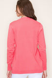 Kelly Light Weight Cardigan - Coral