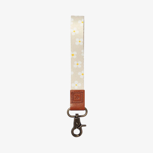 Luna Beige Thread Wrist Lanyard