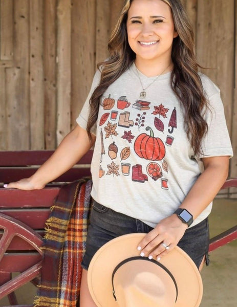 Fall Essentials Marble Tee