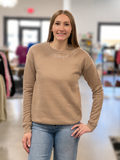 BE STRONG AND COURAGEOUS Graphic Sweatshirt