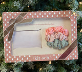 Holiday Satin Pillowcase & Scrunchie 4pc Gift Set