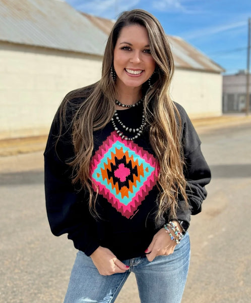 Black Cheyenne On Piper Sweatshirt