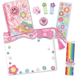 Coloring Journal, Groovy Flower