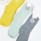 Plush Cozy Smile Socks
