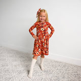 Auburn TUTU DRESS Bamboo Baby Floral Dress