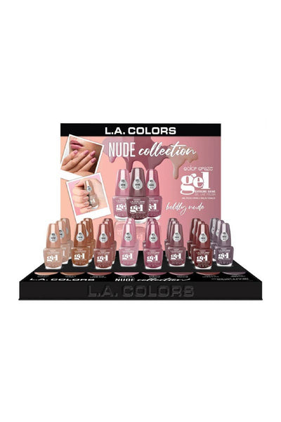 LA Colors CLAC465 Boldly Nude Gel Polish Set -