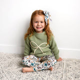 Maren BOW LEGGINGS Bamboo Kids Toddler Leggings