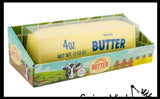 1 Jumbo Butter Squishy Squeeze Stress Ball Soft Doh Filling