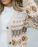 Lone Star Button V Neck Cardigan