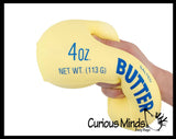 1 Jumbo Butter Squishy Squeeze Stress Ball Soft Doh Filling