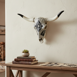 CARVED SKULL WALL DECOR