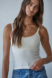 S1280N | Seamless Ribbed Tank with Inner Padded Lining