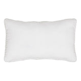 Cable Knit Sweater Pillow White 12x20