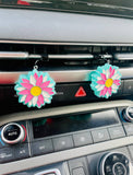 Daisy Flower VENT Clip Car Freshie (set of 2) 