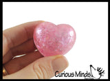 Small 1.5" Heart Sugar Ball - Thick Glue/Gel Syrup Molasses